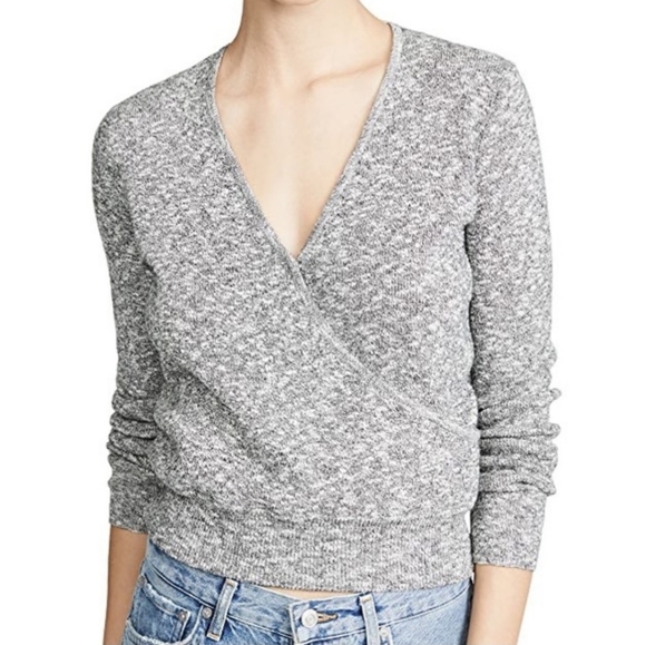 Madewell Sweaters - NWT Madewell Wrap Gray Sweater